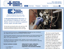 Tablet Screenshot of hospitalbiomed.com